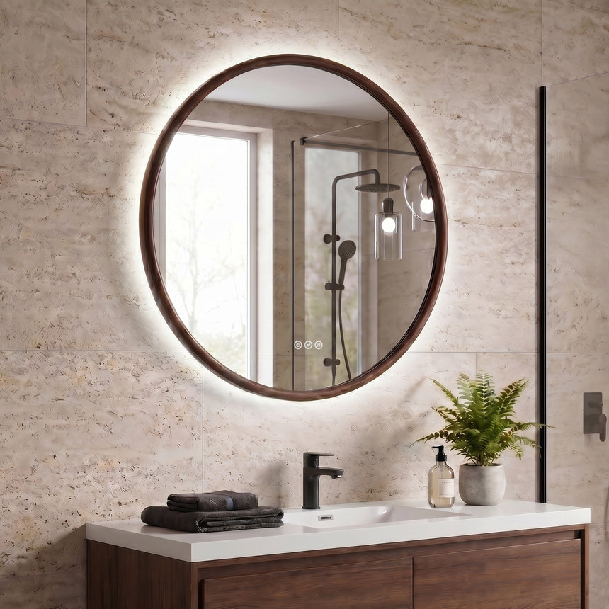 Solenne Halo LED Mirror