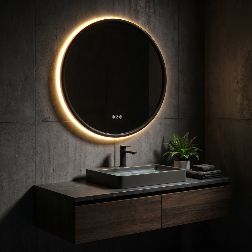 Solenne Halo LED Mirror