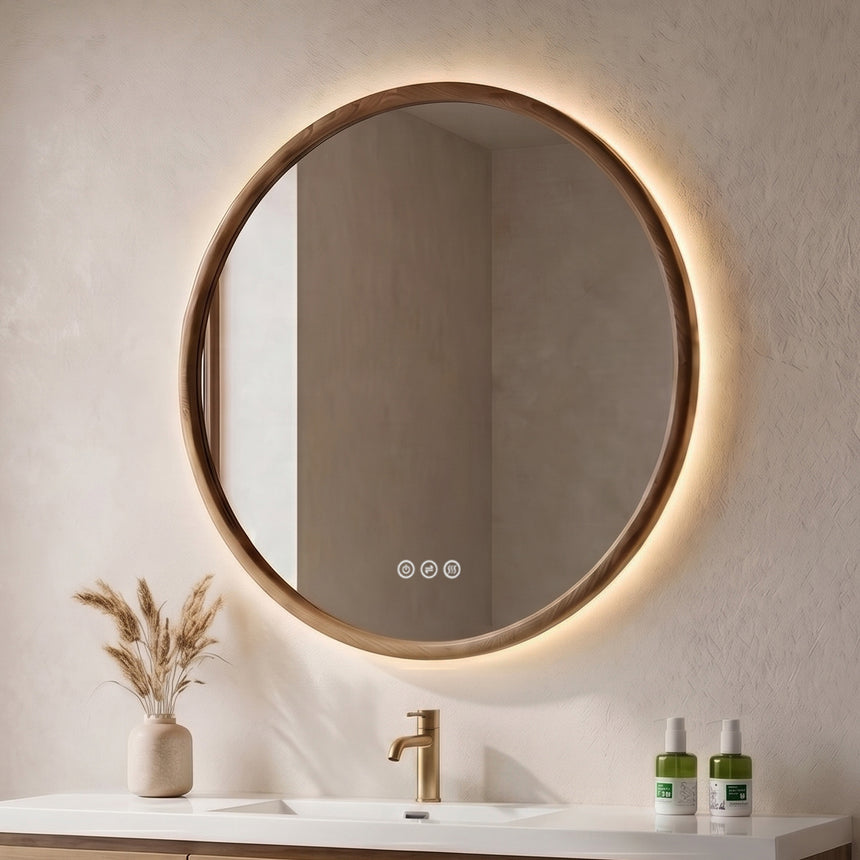 Solenne Halo LED Mirror