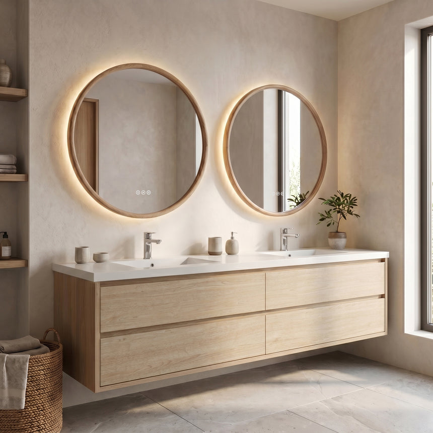 Solenne Halo LED Mirror