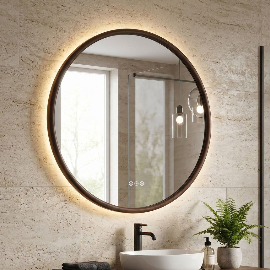 Solenne Halo LED Mirror