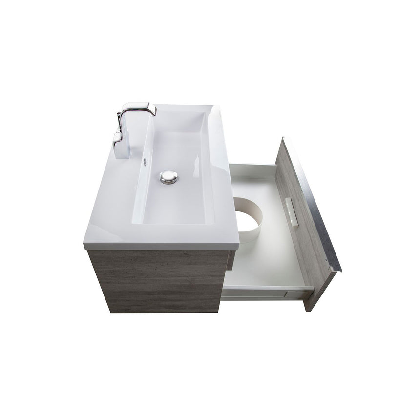 Trough Floating Vanity (24"-42")