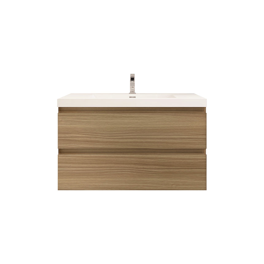 72 inch Monetary Floating Vanity American Teak