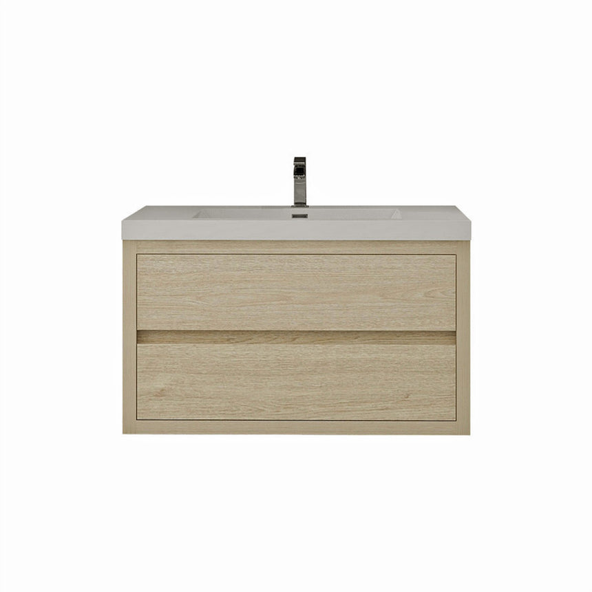 72 inch Andorra Floating Vanity American Yellowwood