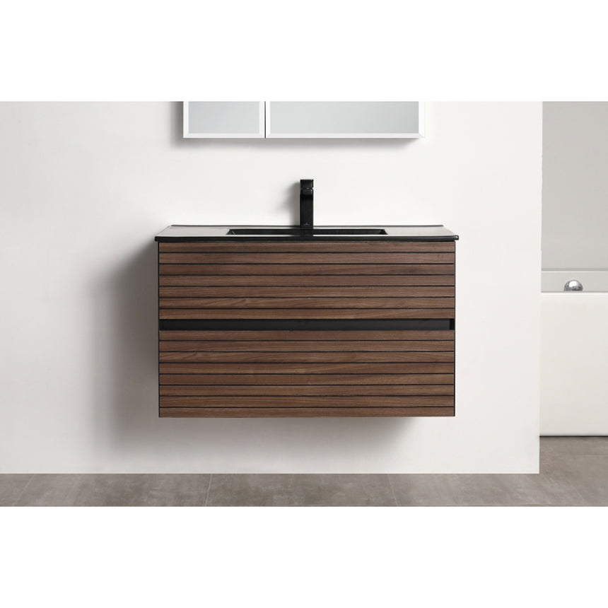 60 inch Sottile Floating Vanity Sink White Oak