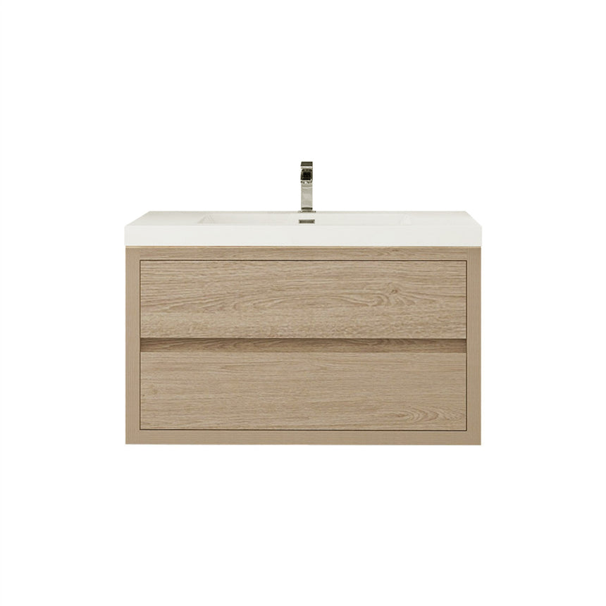 72 inch Andorra Floating Vanity American Yellowwood