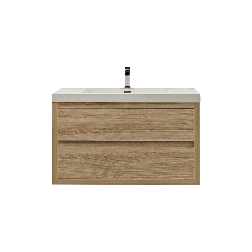 72 inch Andorra Floating Vanity American Yellowwood