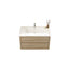 36 inch Andorra Floating Vanity White Oak