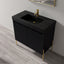 36 inch Bayford modern vanity black black