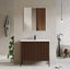 36 inch Bayford modern vanity walnut ceramic