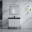 36 inch Bayford modern vanity white black