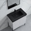 36 inch Bayford modern vanity white black