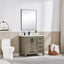 Ligne Forma Modern Vanity in Gray Oak finish