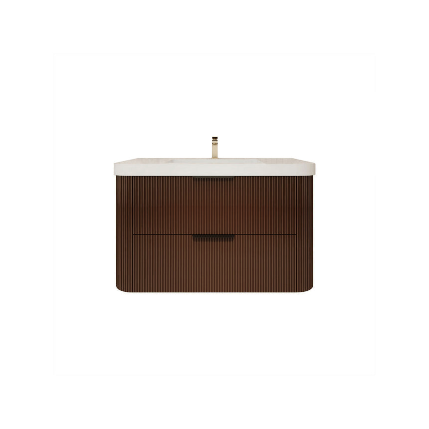 Livia Fluted Floating Vanity Cover