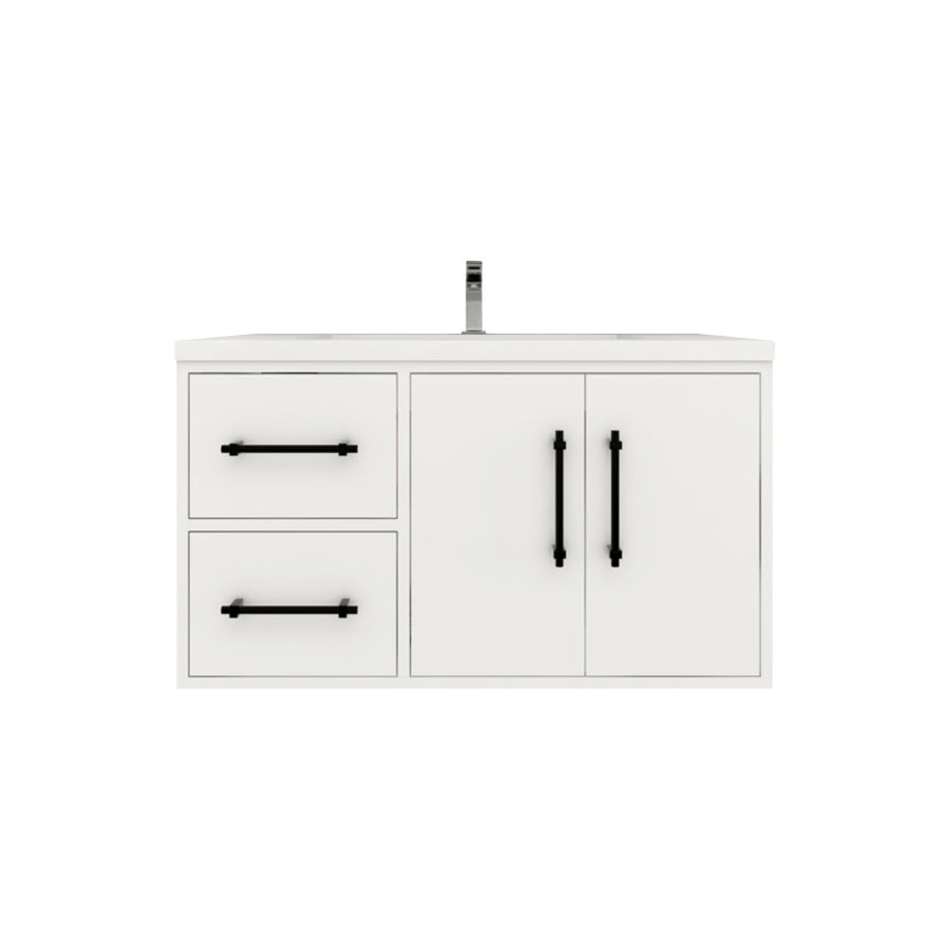 Belgian Floating Vanity (Latest Model) - 2nd Generation (24"-84")