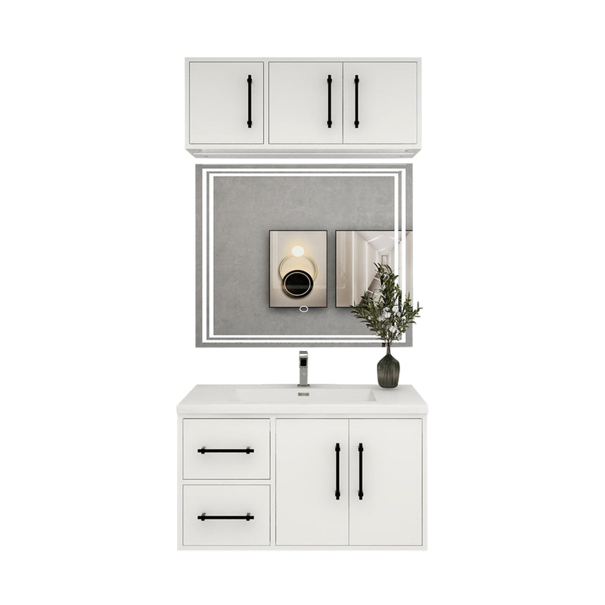 Belgian Floating Vanity (Latest Model) - 2nd Generation (24"-84")