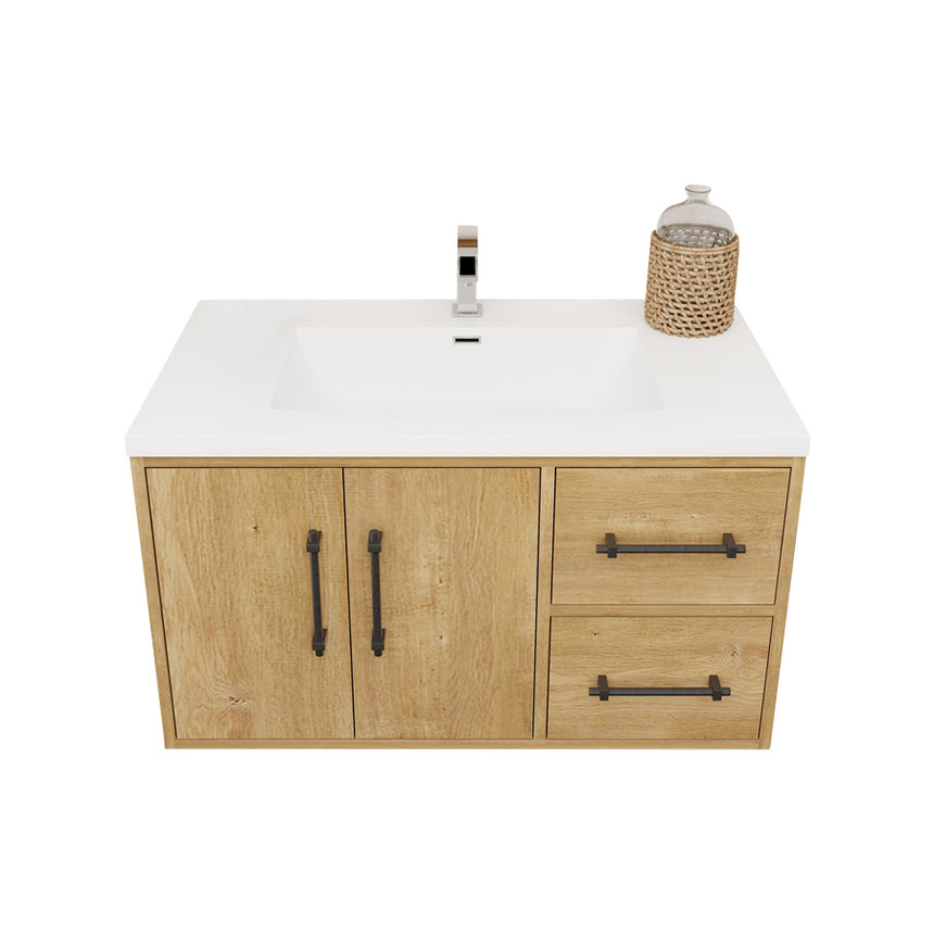 Belgian Floating Vanity (Latest Model) - 2nd Generation (24"-84")