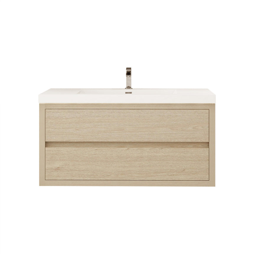 72 inch Andorra Floating Vanity American Yellowwood