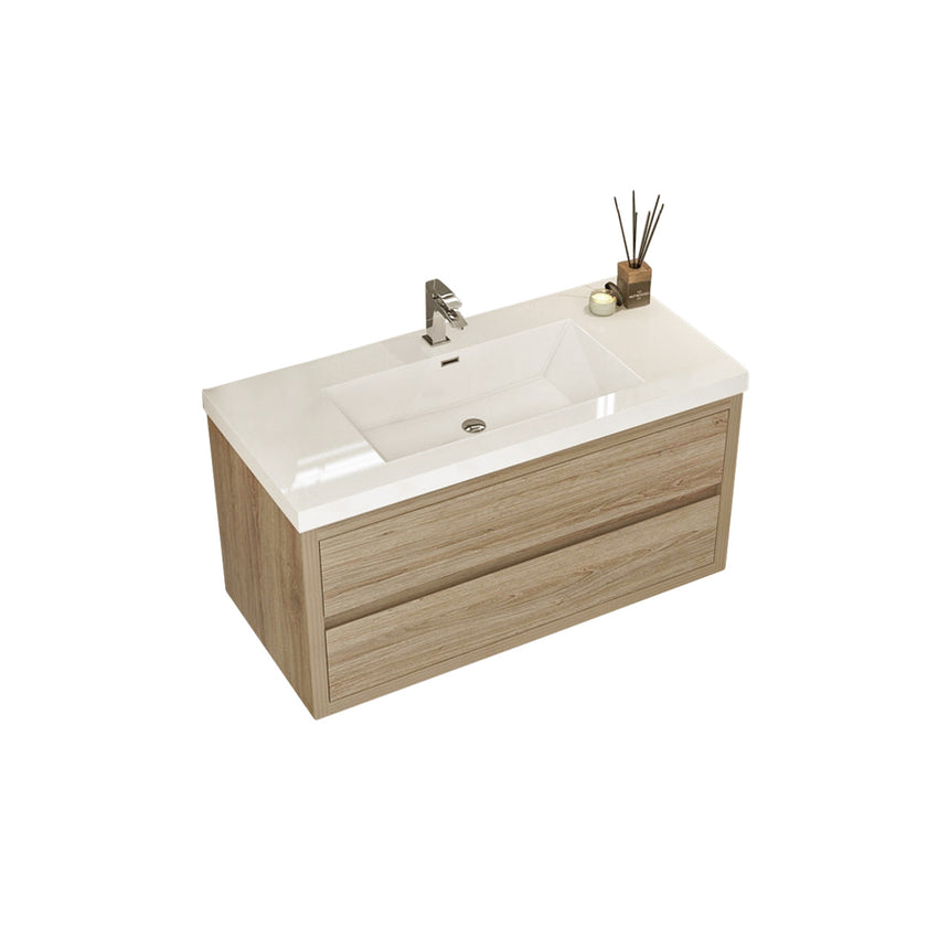 72 inch Andorra Floating Vanity American Yellowwood