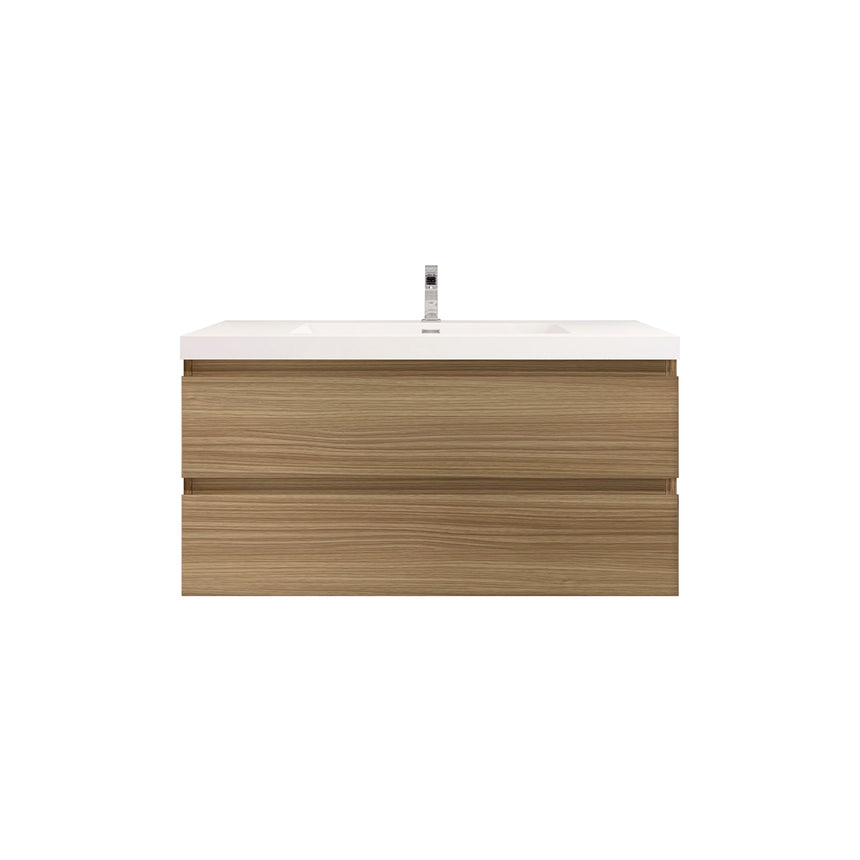 72 inch Monetary Floating Vanity American Teak