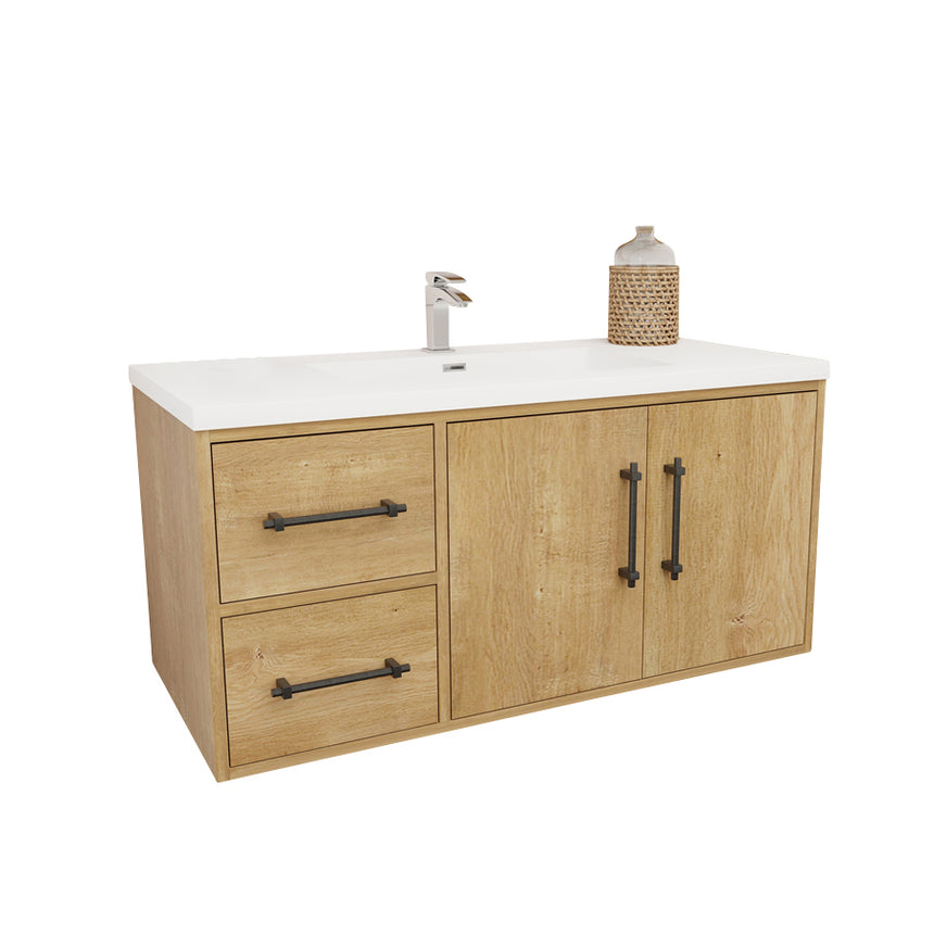 Belgian Floating Vanity (Latest Model) - 2nd Generation (24"-84")