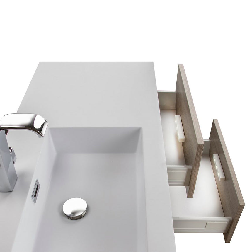 Trough Floating Vanity (24"-42")