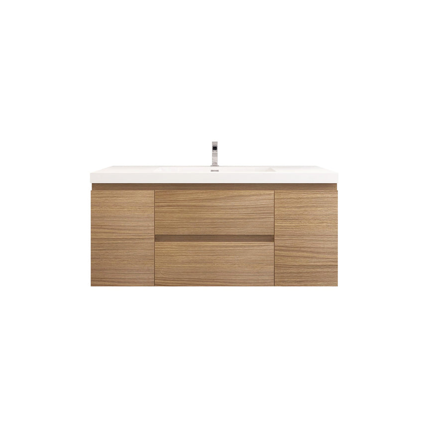 72 inch Monetary Floating Vanity American Teak