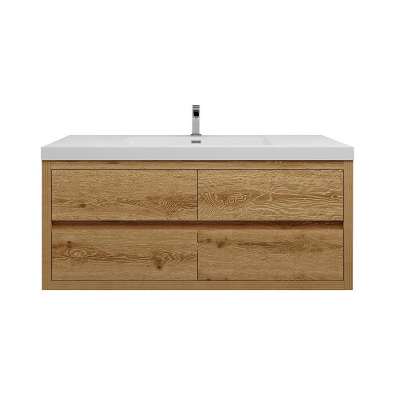 72 inch Andorra Floating Vanity American Yellowwood