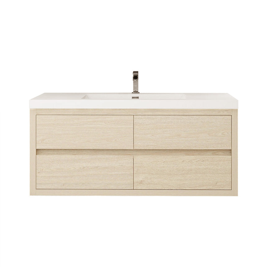 72 inch Andorra Floating Vanity American Yellowwood