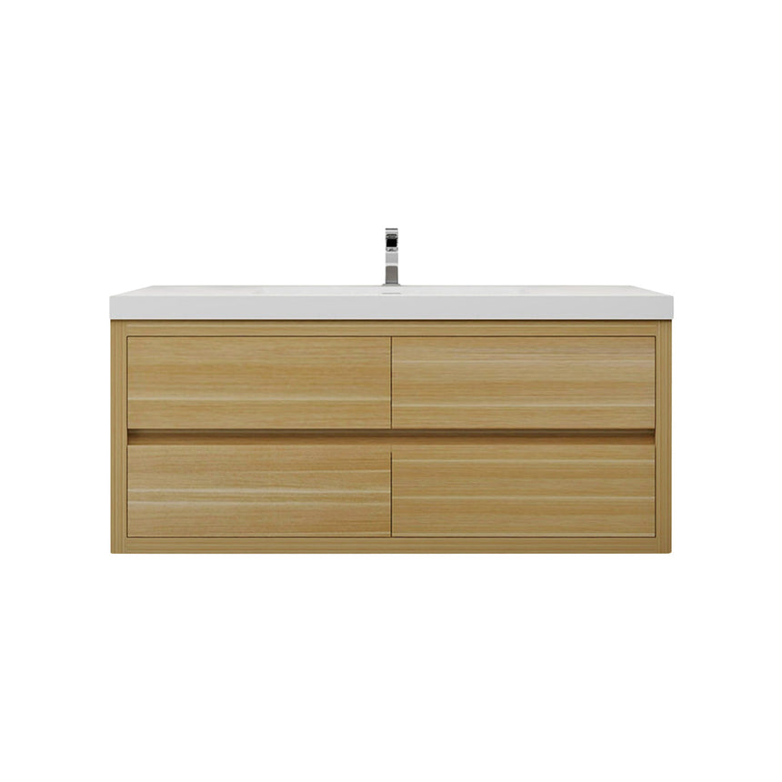 72 inch Andorra Floating Vanity American Yellowwood