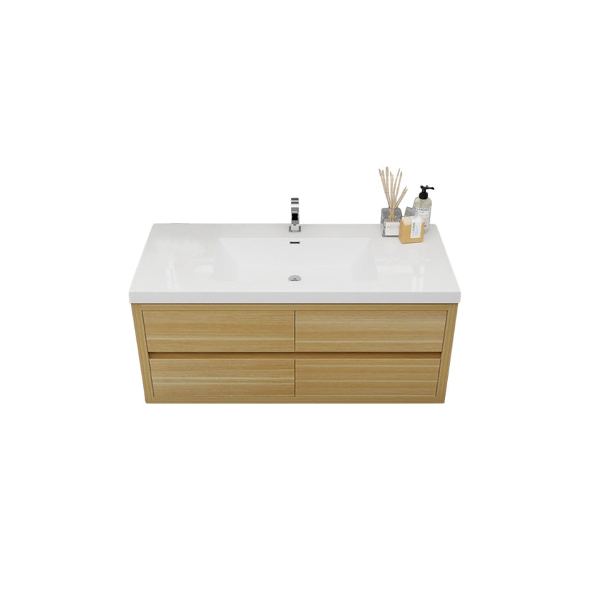 72 inch Andorra Floating Vanity American Yellowwood