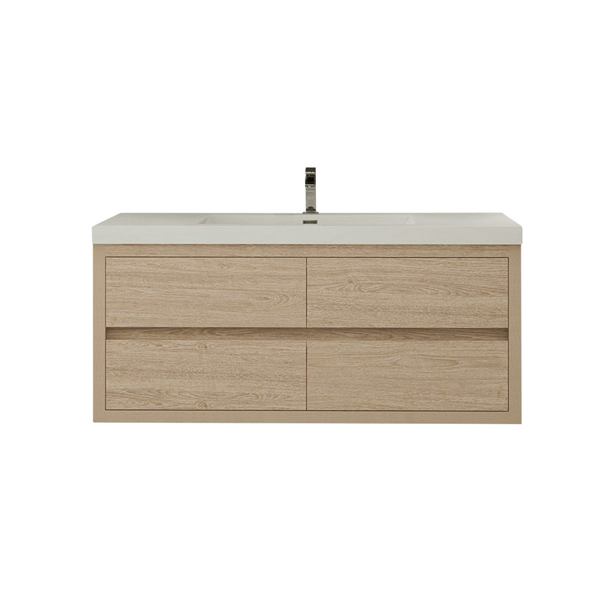 72 inch Andorra Floating Vanity American Yellowwood