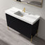 48 inch Bayford modern vanity black ceramic