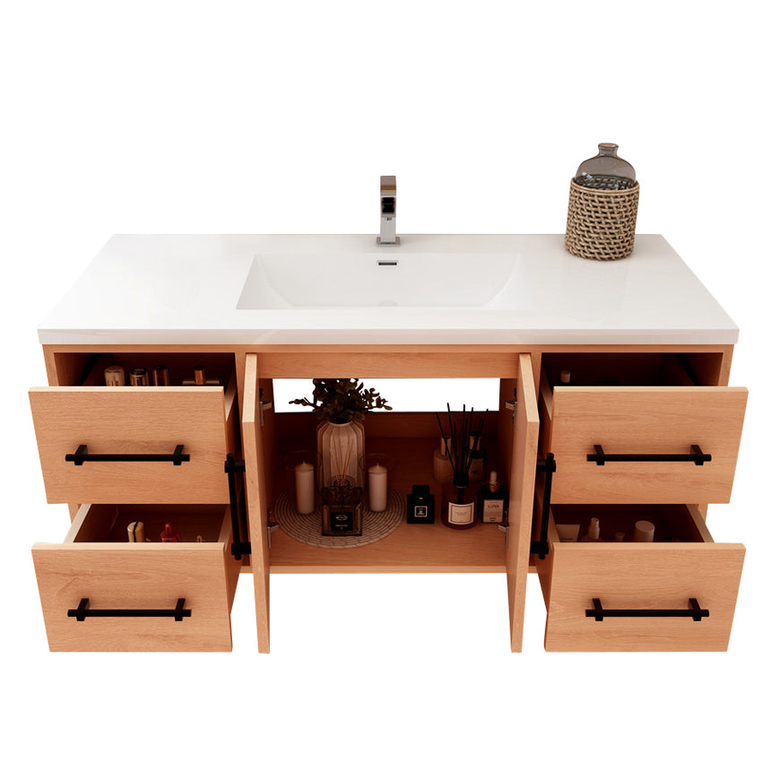 Belgian Floating Vanity (Latest Model) - 2nd Generation (24"-84")