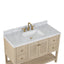 48 inch Chivery Modern Vanity in Light Oak Finish