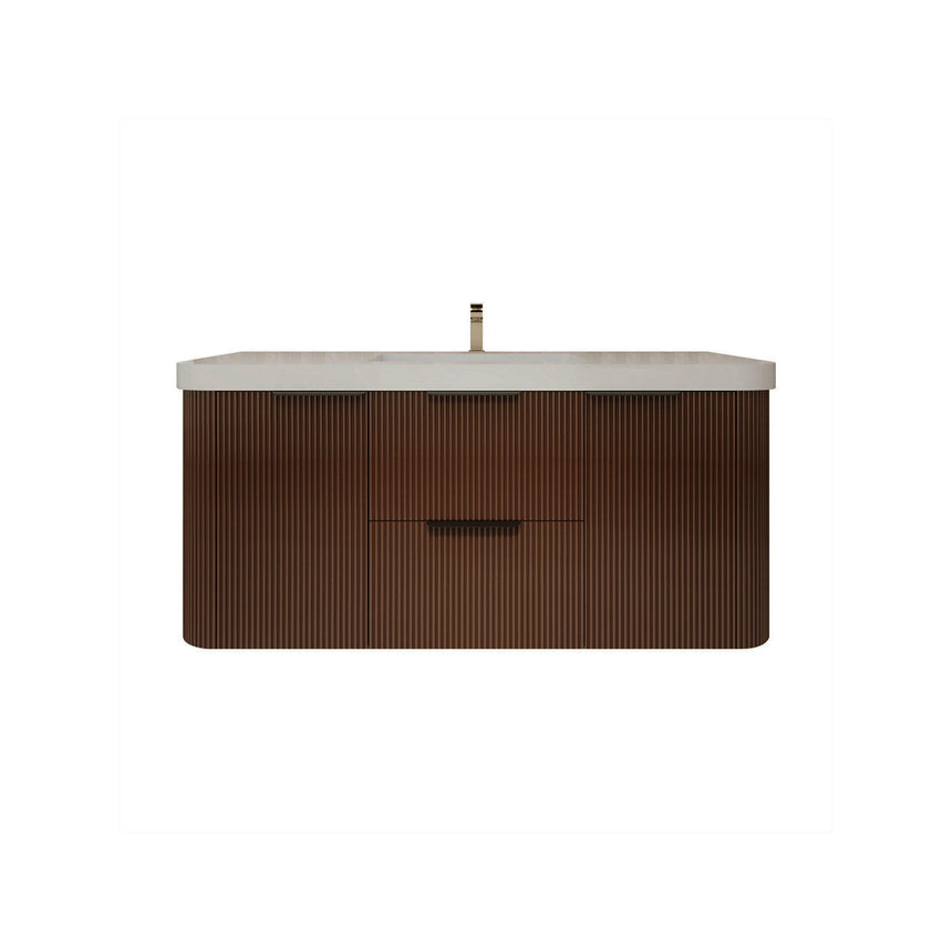 Livia Fluted Floating Vanity Cover