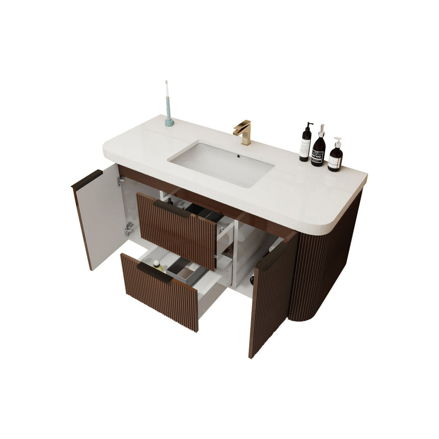 Livia Fluted Floating Vanity Cover