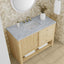 48 inch Rathenow modern vanity Carrara White top view 2