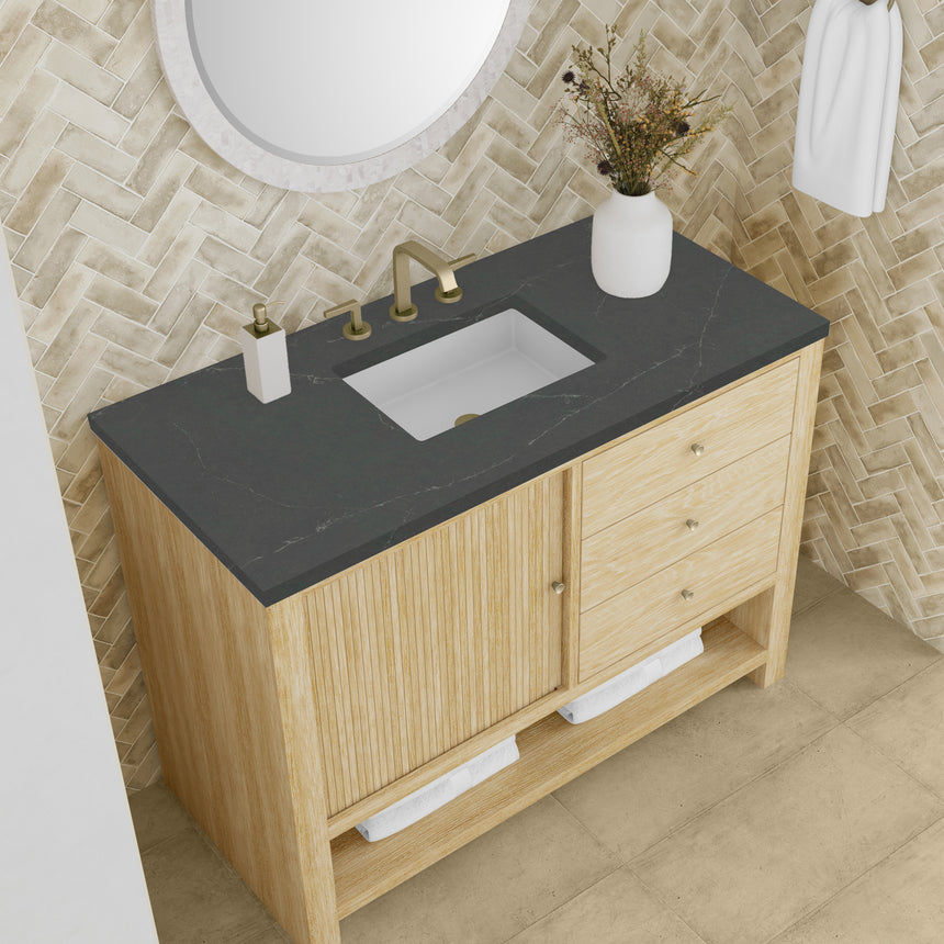 72 inch Rathenow modern vanity Zeus Quartz cover