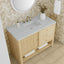 48 inch Rathenow modern vanity Ethereal Noctis Quartz top view 2