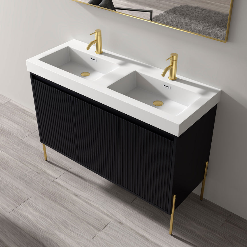 48D inch Bayford modern vanity Walnut