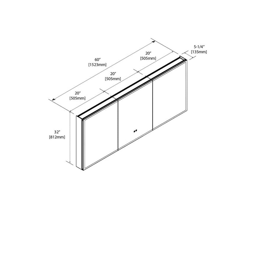 LumaEdge LED Medicine Cabinet