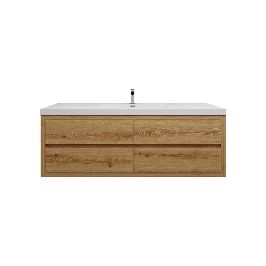 72 inch Andorra Floating Vanity American Yellowwood