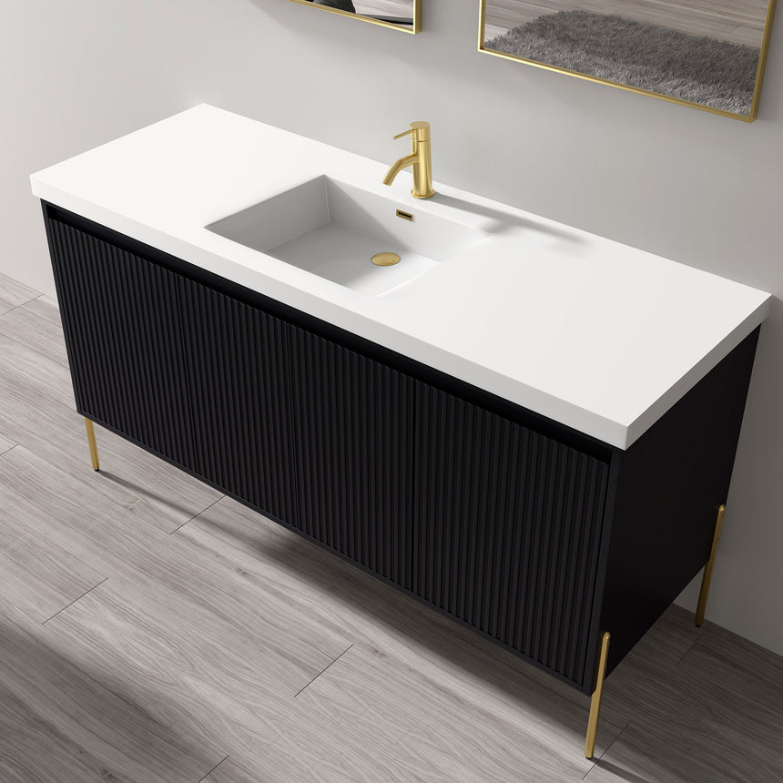 48D inch Bayford modern vanity Walnut