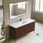 60 inch Bayford modern vanity walnut