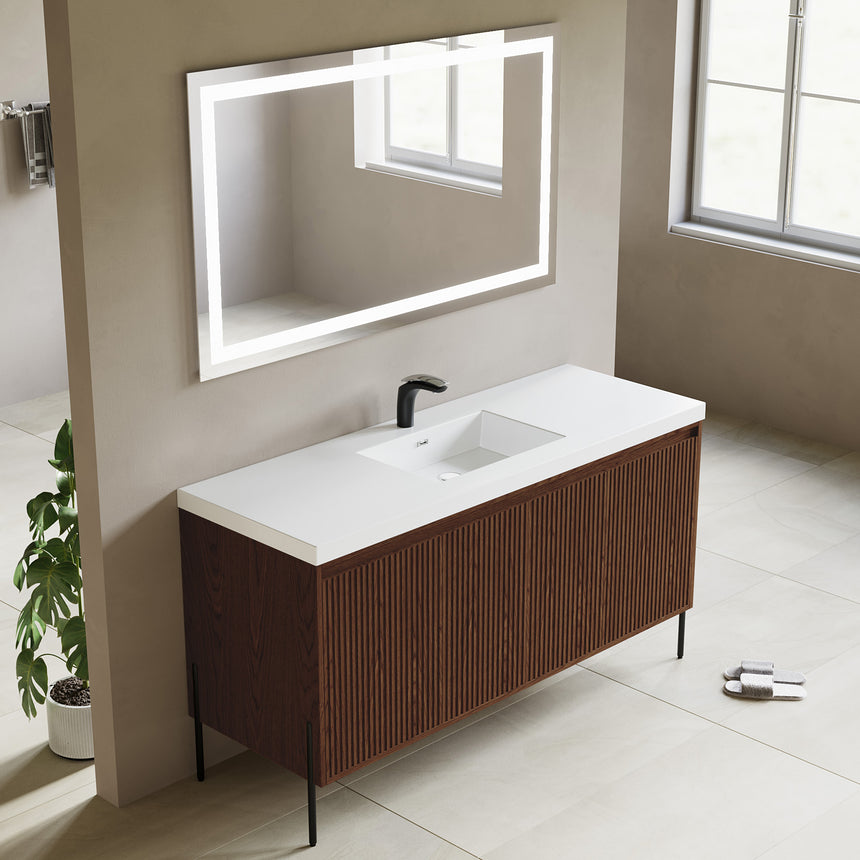 48D inch Bayford modern vanity Walnut