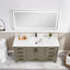 Ligne Forma Modern Vanity in Gray Oak finish