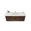 60 inch Livia Fluted Floating Vanity 