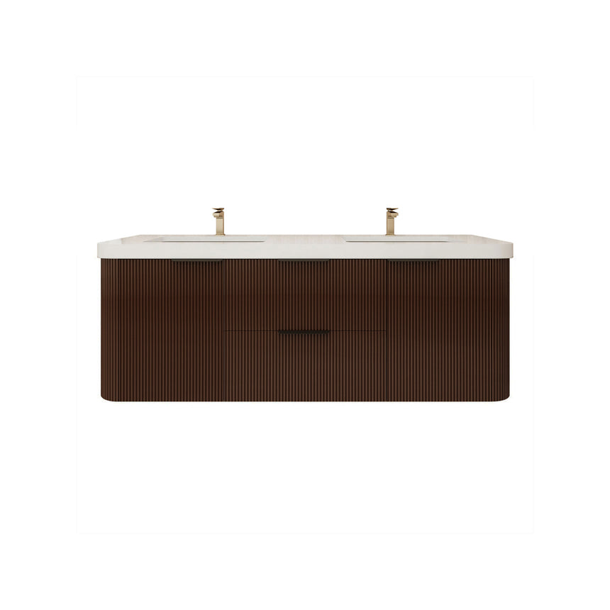 Livia Fluted Floating Vanity Cover