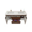 60 inch Livia Fluted Floating Vanity 